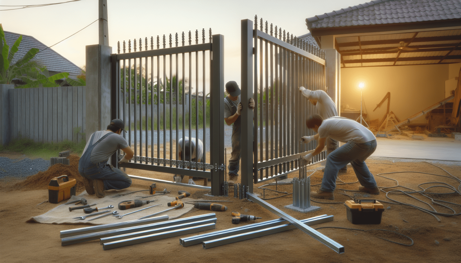 Installing High-Quality Heavy-Duty Gates in Austin | Purple Fencing Company